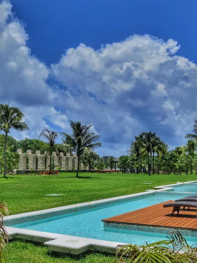 Apartmán Impecable Y Lujoso Departamento Frente Al Mar En Mareazul Del Club De Golf Corasol Playa del Carmen